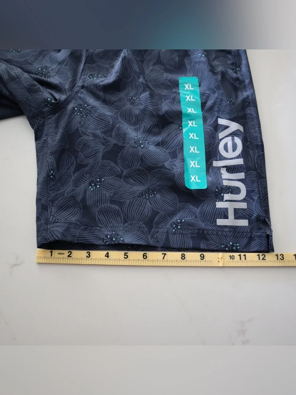 Hurley Men’s Navy Blue Floral Swim Shorts